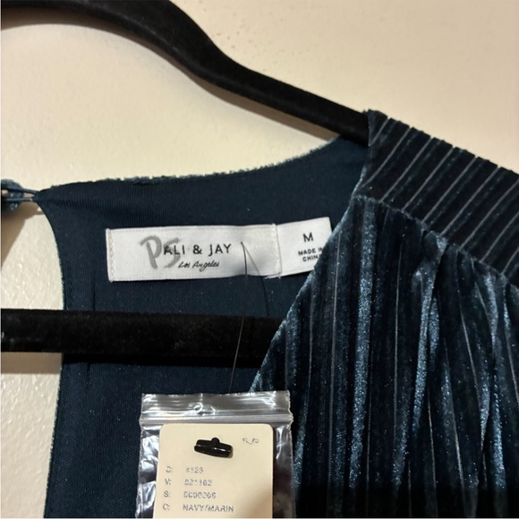 NWT Anthropologie Ali & Jay Samantha Velvet Wide Leg Jumpsuit - Picture 8 of 12